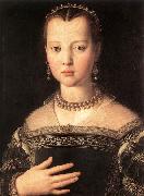 Agnolo Bronzino Portrait of Maria de- Medici oil painting on canvas